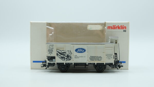 Märklin H0 48296 Gedeckter Güterwagen mit Bremserhaus  G der DRG