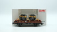 Märklin H0 94179 Niederbordwagen Kabeltransport  X der KPEV