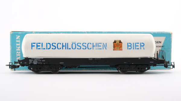 Märklin H0 4632 Lebensmittel-Kesselwagen FELDSCHLÖSSCHEN  Kesselwagen der SBB