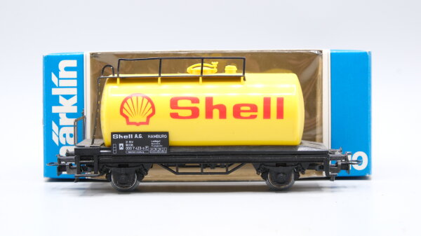 Märklin H0 4442 Mineralöl-Kesselwagen SHELL  Einheitskesselwagen der DB