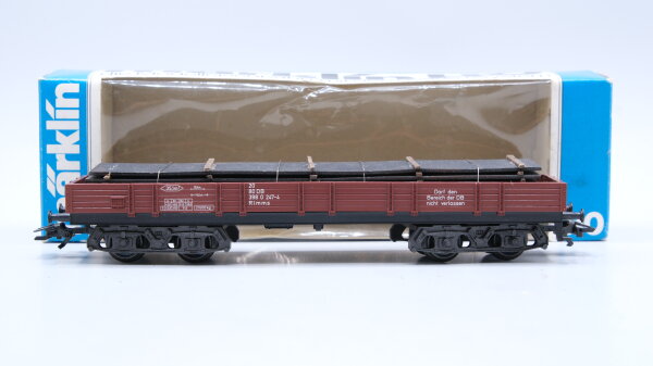 Märklin H0 4473 Niederbordwagen braun Rlmms der DB / Rlmms der SBB