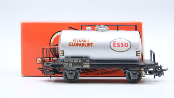 Märklin H0 4524 Mineralöl-Kesselwagen ESSO  Einheitskesselwagen der SJ