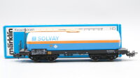 Märklin H0 4746 Mineralöl-Kesselwagen SOLVAY  Zagkks der SNCB