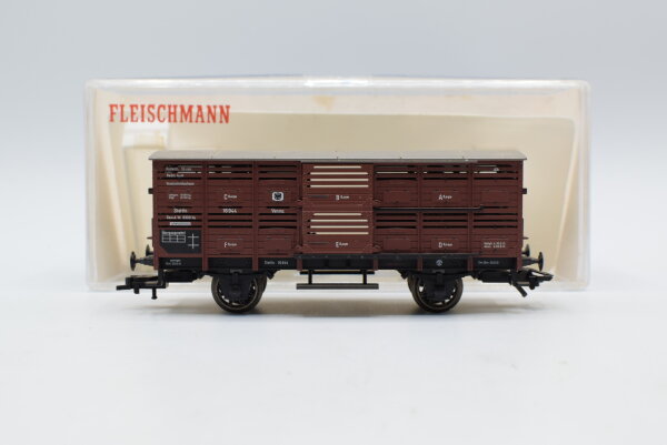 Fleischmann H0 5841K Kleinvieh-Wagen Stettin 16 944 KPEV in EVP