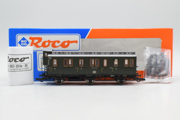 Roco H0 44500 Personenwagen mit BrHs 2. Kl. DB