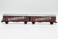 Roco H0 4329 Güterwagen (Leig-Einheit, Stückgut Schnellverkehr 218 066, 218 065) DR