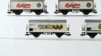 Märklin H0 Konvolut Kühlwagen "Budweiser/GösserBier/Veltins/Beck´s Bier" DB/ÖBB/CD