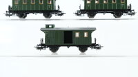 Märklin H0 Konvolut Personenwagen 2.Kl. BR 29758, Gepäckwagen BR 116 910