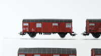 Märklin H0 Konvolut gedeckte Güterwagen BR 155 6 993-0, 216-428 DB