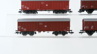 Märklin H0 Konvolut gedeckter Güterwagen, Schwenkdachwagen DB