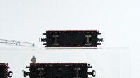 Märklin H0 Konvolut Hochbordwagen,Rungenwagen,Niederbordwagen, Kranwagen blau DB