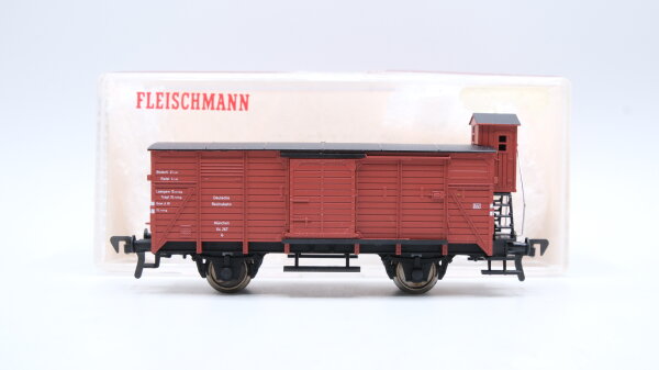 Fleischmann H0 5355 Gedeckter Güterwagen München 64 267 DRG in EVP