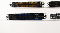 Märklin H0 Konvolut Containertragwagen mit Container (Im Dienste für den Umweltschutz, Hanjin, "K" Line, UASC) DB