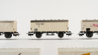 Märklin H0 Konvolut Kühlwagen weiß (1xChocolat Tobler) DB