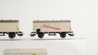 Märklin H0 Konvolut Kühlwagen weiß (1xChocolat Tobler) DB