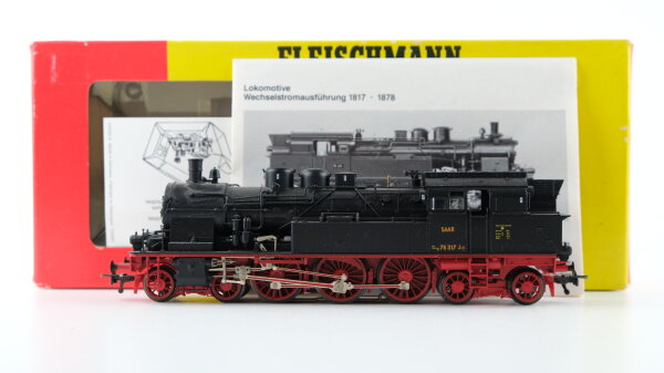 Fleischmann H0 1878 Dampflok BR 78 317 SAAR Wechselstrom