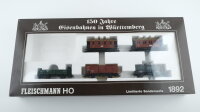 Fleischmann H0 1892 Personen- und Güterzug "150 Jahre Eisenbahnen in Württemberg" (unvollständig)