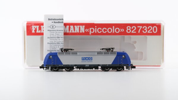 Fleischmann N 827320K Mehrzwecklok BR 145 RAG 202 Bahn-Hafen