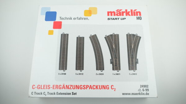 Märklin H0 24902 C-Gleis-Ergänzungspackung C2