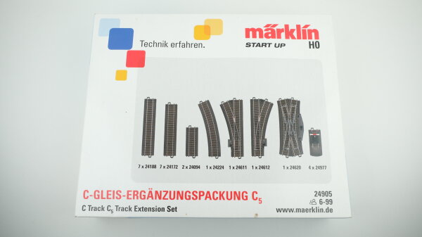 Märklin H0 24905 C-Gleis-Ergänzungspackung C5