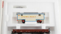 Märklin H0 46971 Rungenwagen mit Zirkuswagen RONCALLI (5)  Kls 442 der DB