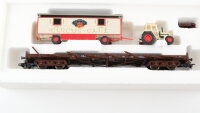 Märklin H0 46638 Flachwagen mit Zirkus-Transport  Rs der ÖBB