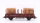 Roco H0 4306 Rungenwagen (Holzplanken) DB