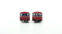 Roco H0 43018 Schienenbus VT 98 mit Beiwagen DB Gleichstrom