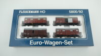 Fleischmann H0 5800/92 Euro-Wagen-Set