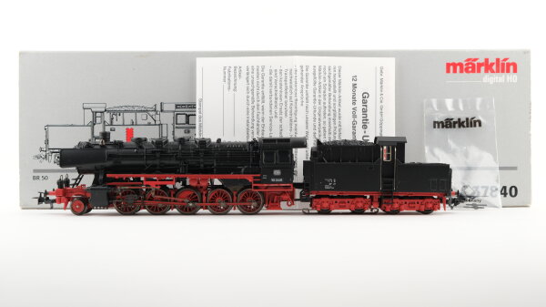 Märklin H0 37840 Schlepptenderlokomotive BR 50 der DB Wechselstrom Digital fx