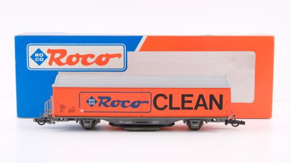 Roco H0 46400 Schienenreinigungswagen (Roco Clean, Orange) SBB/CFF