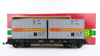 LGB G Containertragwagen mit zwei Containern (LGB)