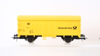 Roco H0 Konvolut gedeckter Güterwagen Deutsche Post gelb DB