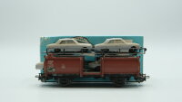 Märklin H0 4613 Autotransportwagen mit Pkw  Off 52  Laaes 541 der DB