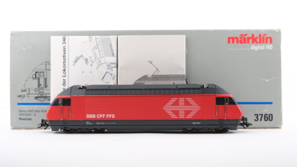 Märklin H0 3760 Elektrische Lokomotive Serie 460 der SBB Wechselstrom Digital