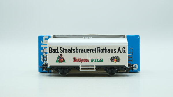 Märklin H0 4437 Bierwagen ROTHAUS (Kühlwagen)  Ichqrs 377 der DB in EVP