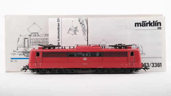 Märklin H0 3343 Elektrische Lokomotive BR 151 der DB Wechselstrom Digital