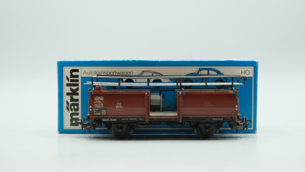 Märklin H0 4613 Autotransportwagen mit Pkw  Off 52  Laaes 541 der DB