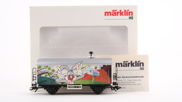 Märklin H0 48704 Kühlwagen Bugs Bunny  Ichqrs 1.FC märklin  Jahreswagen 2004