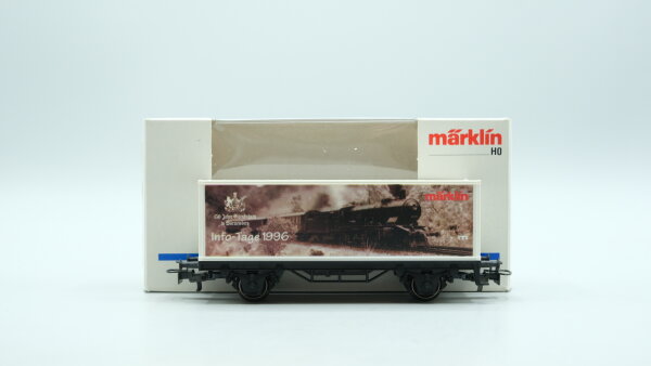 Märklin H0 4481S20 Behälter-Tragwagen Info-Tage 1996 (Containerwagen)  BT 30 der DB