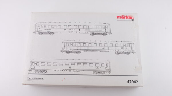 Märklin H0 42942 Wagen-Set "Riviera Express"