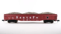 Märklin Spur 1 54942 amerikanische Gondola "Santa Fe" Metallmodell