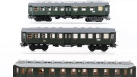 Märklin H0 Konvolut Personenwagen 2.Kl, 1.+2.Kl. BR 14208,34300,75458,19574 DB,DRG