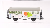 Lilliput H0 Konvolut Güterwagen gedeckter Güterwagen (aproz), gedeckter Güterwagen, Kühlwagen (Migros,Transfesa Interfrigo) DB,SBB-CFF, FS