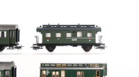 Fleischmann H0 Konvolut Personenwagen BR 99761,87935 und 1407, Postwagen BR 1117 DB,u.a.