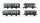 Fleischmann H0 Konvolut Personenwagen BR 99761,87935 und 1407, Postwagen BR 1117 DB,u.a.