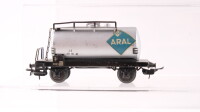 Märklin H0 Konvolut Kesselwagen (Aral), Langholztransport, Containerwagen (DB-TFG), gedeckter Güterwagen mit Bremserhaus DB,u.a.