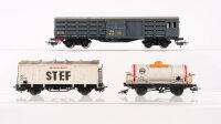 Electrotren/Hornby H0 Konvolut Viehtransportwagen (R.N.),...