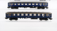 Märklin H0 Konvolut Personenwagen 1.Kl. BR 518010-40167-8 + BR 11853, Autotransportwagen mit 8 Autos DB