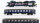 Märklin H0 Konvolut Personenwagen 1.Kl. BR 518010-40167-8 + BR 11853, Autotransportwagen mit 8 Autos DB